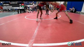 76-80 lbs Consolation - Levi Ezell, Tulsa North Mabee Stampede vs Cole Fletcher, Raw Wrestling Club