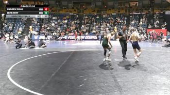 125 lbs Quarterfinal - Andrew Binni, Navy vs Zeke Witt, North Dakota State