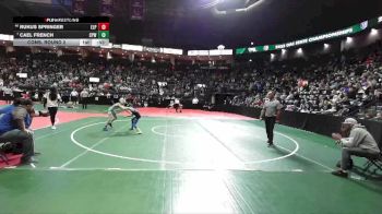78 lbs Cons. Round 2 - Cael French, CPWA vs Rukus Springer, ELP2