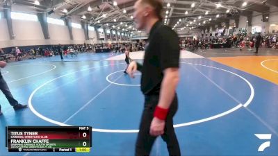 80 lbs Round 5 - Franklin Chaffe, Dripping Springs Youth Sports Association Wrestling Club vs Titus Tyner, Cardinal Wrestling Club