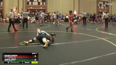 135 lbs Round 3 (6 Team) - Xavier Pabon, Mat Assassins vs Dante Mayo, SVRWC Silver