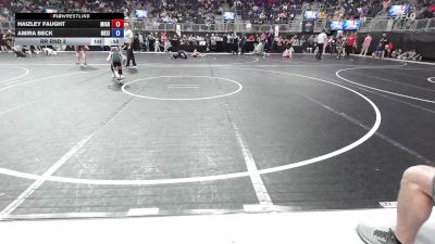 48-51.8 lbs Rr Rnd 3 - Haizley Faught, Mighty Bluebirds vs Amira Beck, Mexico Youth Wrestling