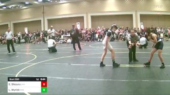 106 lbs Consi Of 8 #1 - Ephefians Shizuru, LV Bear WC vs Landon Wyrick, Riverside Rascals