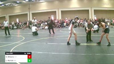 106 lbs Consi Of 8 #1 - Ephefians Shizuru, LV Bear WC vs Landon Wyrick, Riverside Rascals