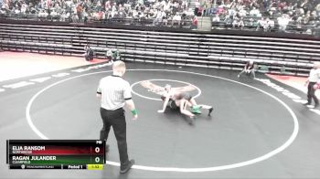 5A 145 lbs Champ. Round 1 - Ragan Julander, Clearfield vs Elia Ransom, Northridge