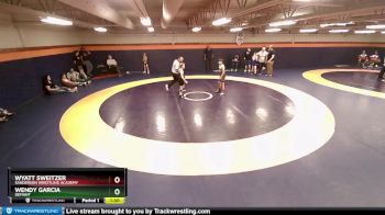 70-76 lbs Round 2 - Wendy Garcia, Defiant vs Wyatt Sweitzer, Sanderson Wrestling Academy