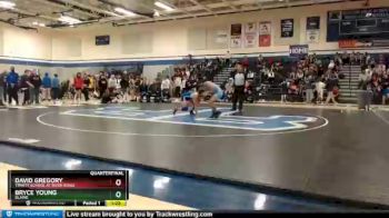 126 lbs Quarterfinal - Bryce Young, Blaine vs David Gregory, Trinity School At River Ridge