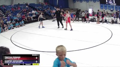 86 lbs Round 5 (6 Team) - Tristan Perkins, Team Missouri Boys vs Harper Hamacher, Minnesota Storm Red Boys