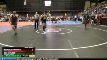5A - 220 lbs Cons. Round 2 - Keyven Schroeder, Great Bend vs Bronx Wood, Andover-Central