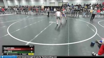 138 lbs Champ. Round 2 - Elliott Biba, Sarbacker Wrestling Academy vs Cal Price, MWC Wrestling Academy