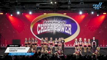 Famous Superstars - VANITY [2024 L5 Senior Coed - Medium Day 2] 2024 Cheer Power Grand Nationals