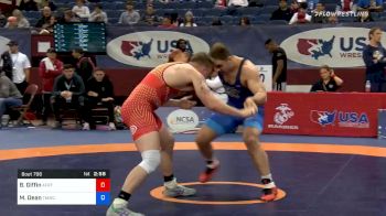 86 kg Consolation - Brennan Giffin, Air Force Regional Training Center vs Maxwell Dean, Titan Mercury Wrestling Club