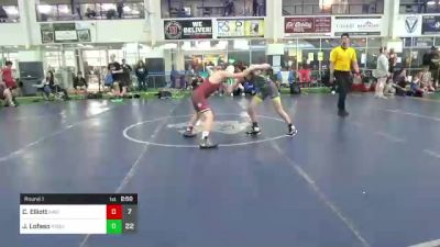 108 lbs Round 1 - Christopher Elliott, Ragin Raisins vs John Lofaso, Rogue Wrestling Club