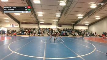 190 lbs Champ. Round 1 - Will Warner, Tongue River vs Brody McCann, Spearfish