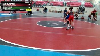 101-102 lbs Round 2 - Julia McGee, BaynardTrained vs Alex Gurganus, Tech Fall Wrestling Club