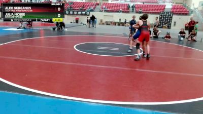 101-102 lbs Round 2 - Julia McGee, BaynardTrained vs Alex Gurganus, Tech Fall Wrestling Club