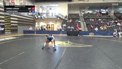 103 lbs Cons. Round 2 - Sienna Caruso, Lindenwood University vs Alexis Garza, Vanguard