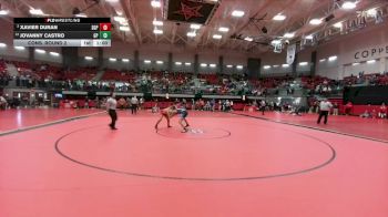 120 lbs Cons. Round 2 - Xavier Duran, South Grand Prairie vs Jovanny Castro, Grand Prairie
