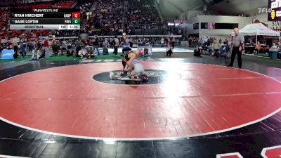 6A 106 lbs Semifinal - Ryan Hirchert, Nampa vs Gage Loftin, Post Falls