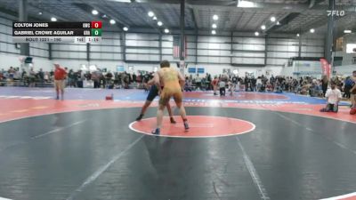 190 lbs Cons. Round 2 - Gabriel Crowe Aguilar, Grafton vs Colton Jones, Grizzly Wrestling Club