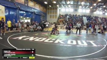 106 lbs Champ. Round 3 - Max Co, Lake Highland Prep vs Lazaro Soto, Eagle Empire