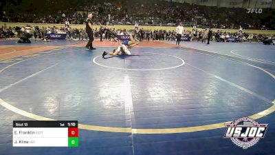 86 lbs Round Of 32 - Ernest Franklin, Scots Wrestling Club vs Jett Kline, HBT Grapplers