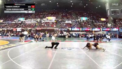 G - 155 lbs Quarterfinal - Leona Dodson Howe, Ronan Girls vs Soraya Shirley, Billings Senior High School Girls