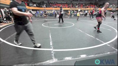 125 lbs Final - Kalley Fuller, Blue Devil Wrestling vs Myka Loman, Newcastle Youth Wrestling