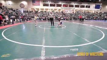 64 lbs Quarterfinal - Cecilia Bargas, Atwater Wrestling vs Kalaya Baxter, Grizzly Wrestling