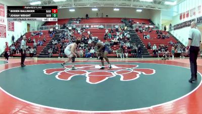 190 lbs 1st Place Match - Boden Ballinger, Wadsworth vs Josiah Wright, Barberton