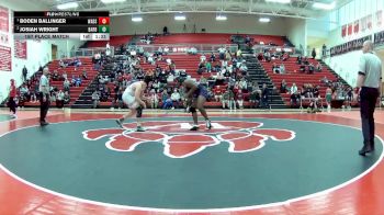 190 lbs 1st Place Match - Boden Ballinger, Wadsworth vs Josiah Wright, Barberton