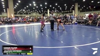 132 lbs Round 3 (6 Team) - Connor Tauzier, Crusaders WC- Red vs Jonathon Westberry, Refinery WC