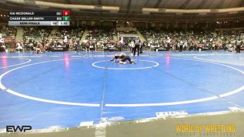 95 lbs Semifinal - Kai McDonald, Sebolt Wrestling Academy vs Chase Miller-Smith, Neighborhood Wrestling Club