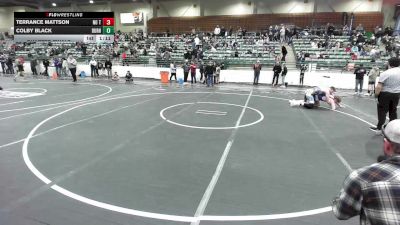 215 lbs Quarterfinal - Terrance Mattson, No Team vs Colby Black, Durham WC