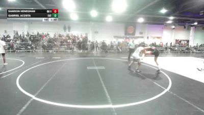 132 lbs Round Of 32 - Samson Heneghan, NM Royalty vs Gabriel Acosta, Faito Wc