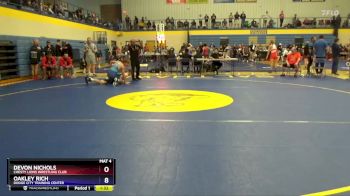 130 lbs Round 1 - Devon Nichols, Chesty Lions Wrestling Club vs Oakley Rich, Dodge City Training Center