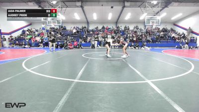 130 lbs Consolation - Jada Palmer, Skiatook Girls High School vs Audrey Pride, Sand Springs HS