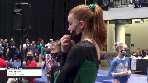 Aiko Benesh - Women's Group, Synergy Gymnastics - 2021 Women's Xcel Region 4 Championships