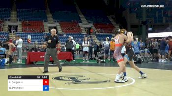 138 lbs Cons 64 #2 - Kaeden Berger, Pennsylvania vs Wyatt Patzke, Oregon