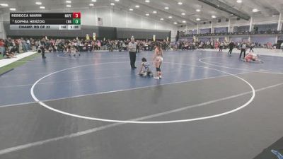 100 lbs Champ. Rd Of 32 - Rebecca Marin, Maximum Performance vs Sophia Herzog, Legacy Wrestling Academy