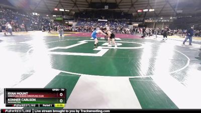 70 lbs 7th Place Match - Ryan Mount, Wrestling Rhinos Wrestling Club vs Konner Carlson, Washington