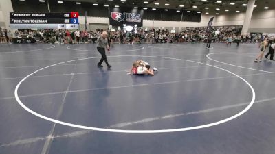 100 lbs Quarters - Kennedy Hogan, Celtic Wrestling Academy vs Rhilynn Tolzman, Summit Wrestling Academy