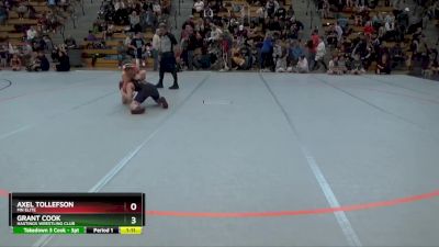 110 lbs Quarterfinal - Grant Cook, Hastings Wrestling Club vs Axel Tollefson, MN Elite