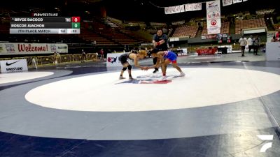 Cadet Boys Lower - 106 lbs 5th Place Match - Bryce Dacoco, Tracy Wrestling Club vs Roscoe Juachon