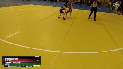 60 lbs Quarterfinal - Keenyn Franko, Byron vs Camden Rutt, Scott West