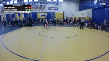 150 lbs Cons. Round 4 - Brant Rountree, Fleming Island vs Levi Osborne, Suwannee