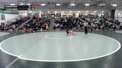 88 lbs Semifinal - Cameron Rios, Lions Wrestling Academy vs Hayes Daniel, Honey Badger Wrestling Club