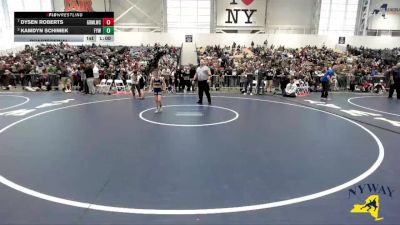 70 lbs Quarterfinal - Dysen Roberts, General Brown Mighty Lions Wrestling Club vs Kamdyn Schimek, Falconer Youth Wrestling