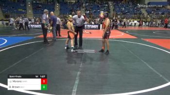 Semifinal - Jordan Moreno, Garden City Wrestling Club vs Damien Brown, Duran Elite