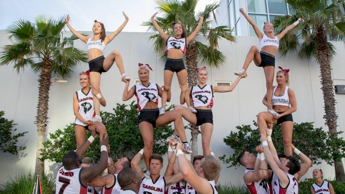 Coed Cheer Division lA Team To Watch University Of South Carolina Varsity TV